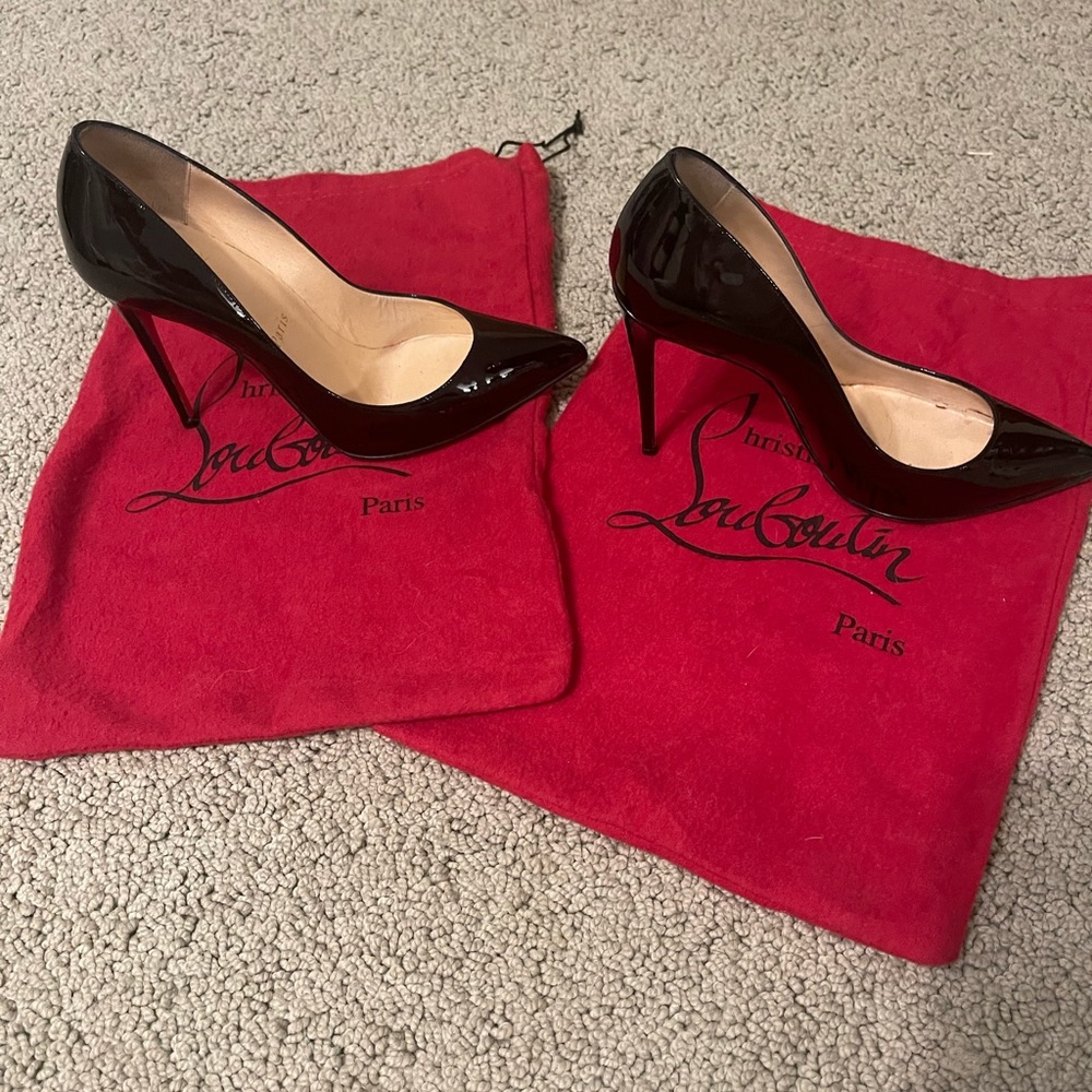 Christian Louboutin black heels